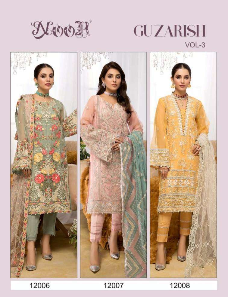 Noor Guzarish And Barroco Pakistani Georgette Designer Suits In Wholesale Price In Surat