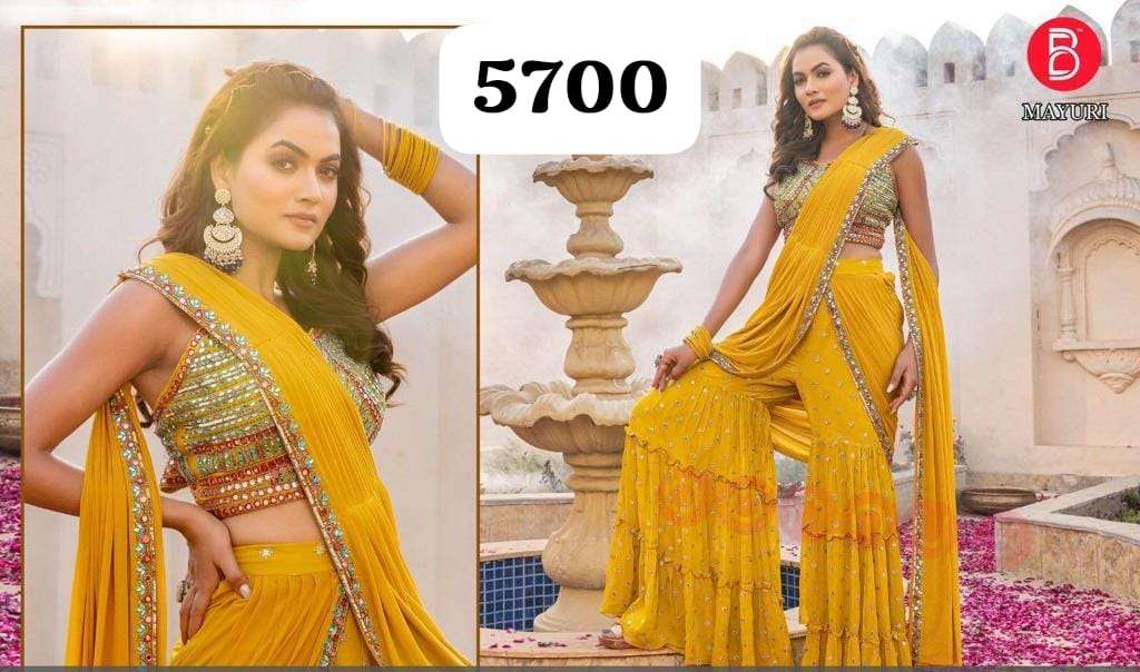 Mesmerizing Yellow Woven Silk Haldi Wear Saree With Blouse - Zeel Clothing  - Medium