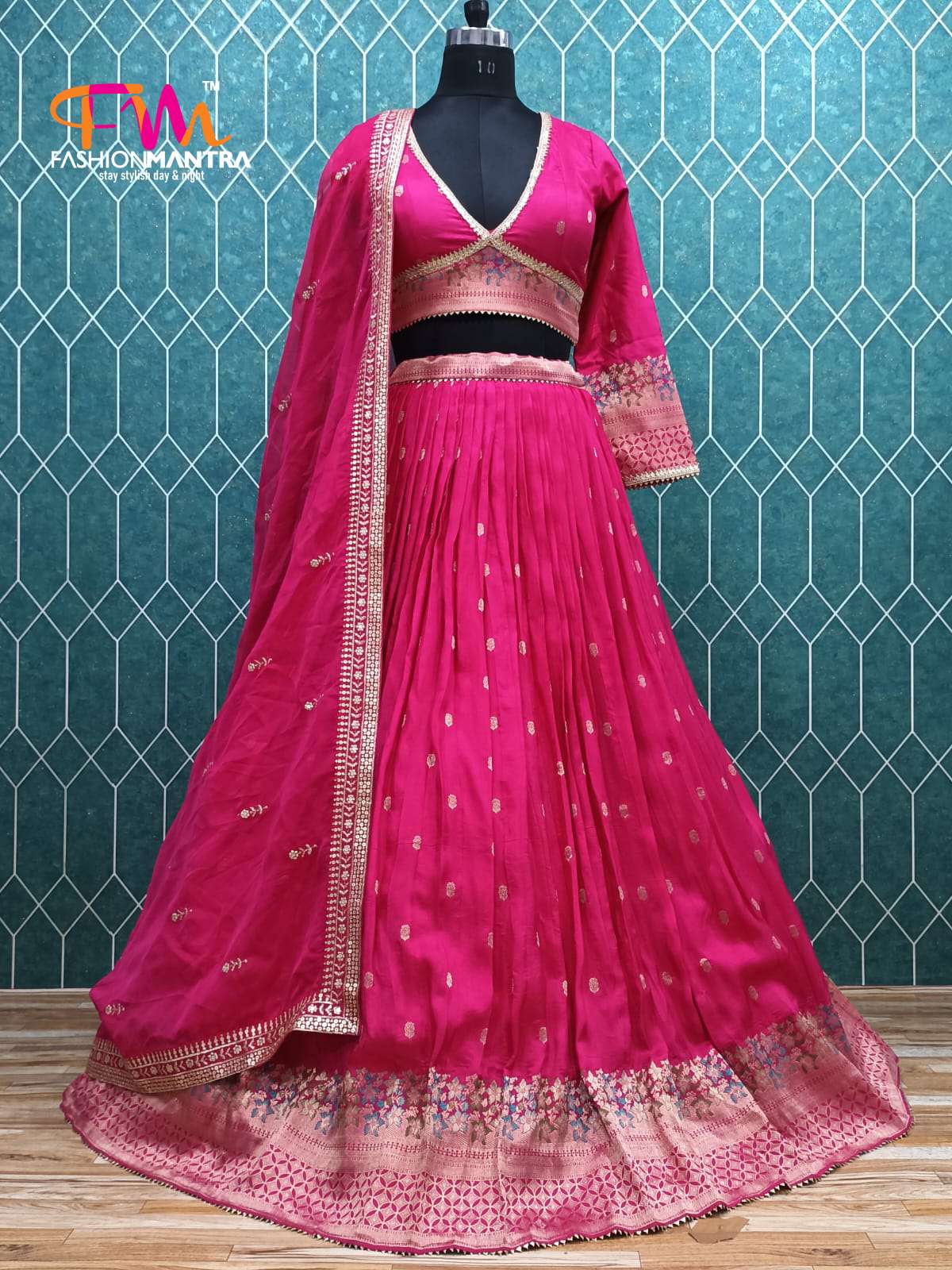 Buy Pink Lehenga Set with Hand Embroidery by Designer JAYANTI REDDY Online  at Ogaan.com