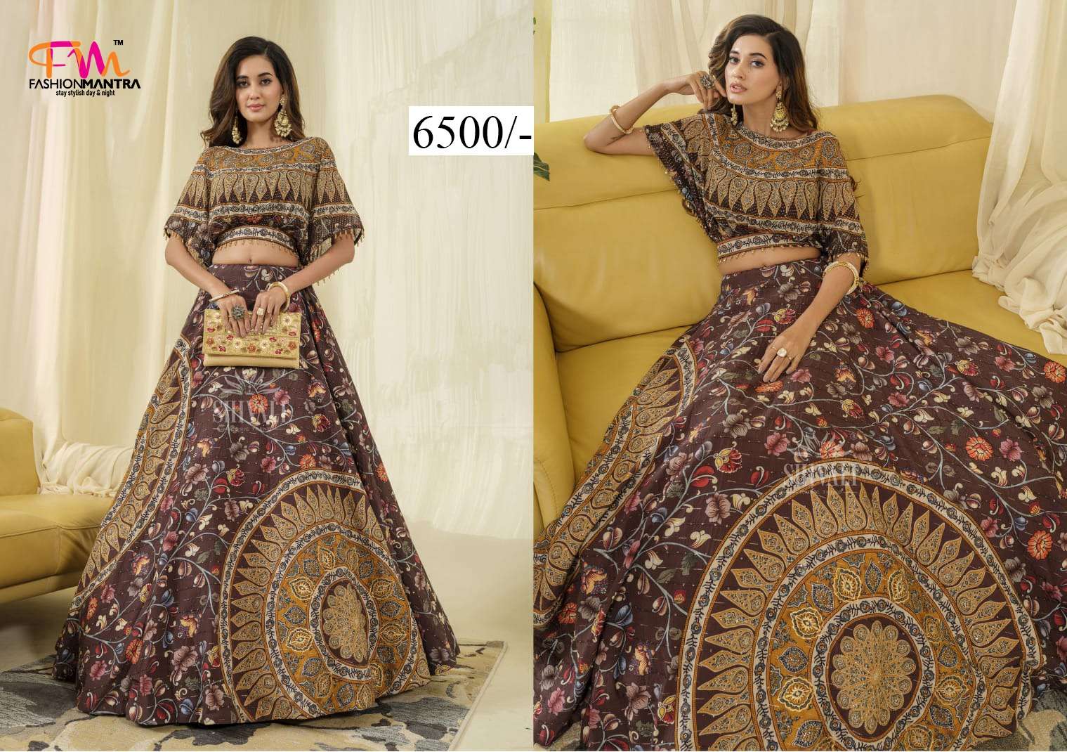 Stylish Party Wear Navy Blue Cotton Printed Crop Top Lehenga in Nalanda at  best price by DHAGA FASHION - Justdial