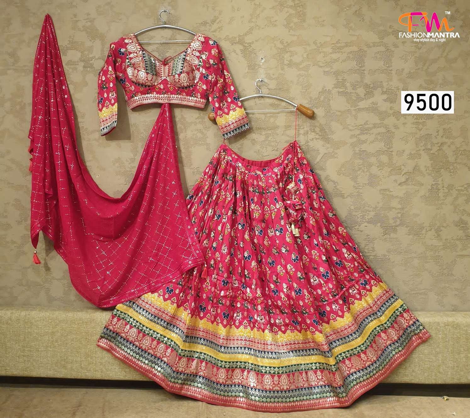 Buy Exclusive Multi Colour Printed Lehenga and Stylish Blouse With Dupatta  At Shopgarb – Shopgarb Store