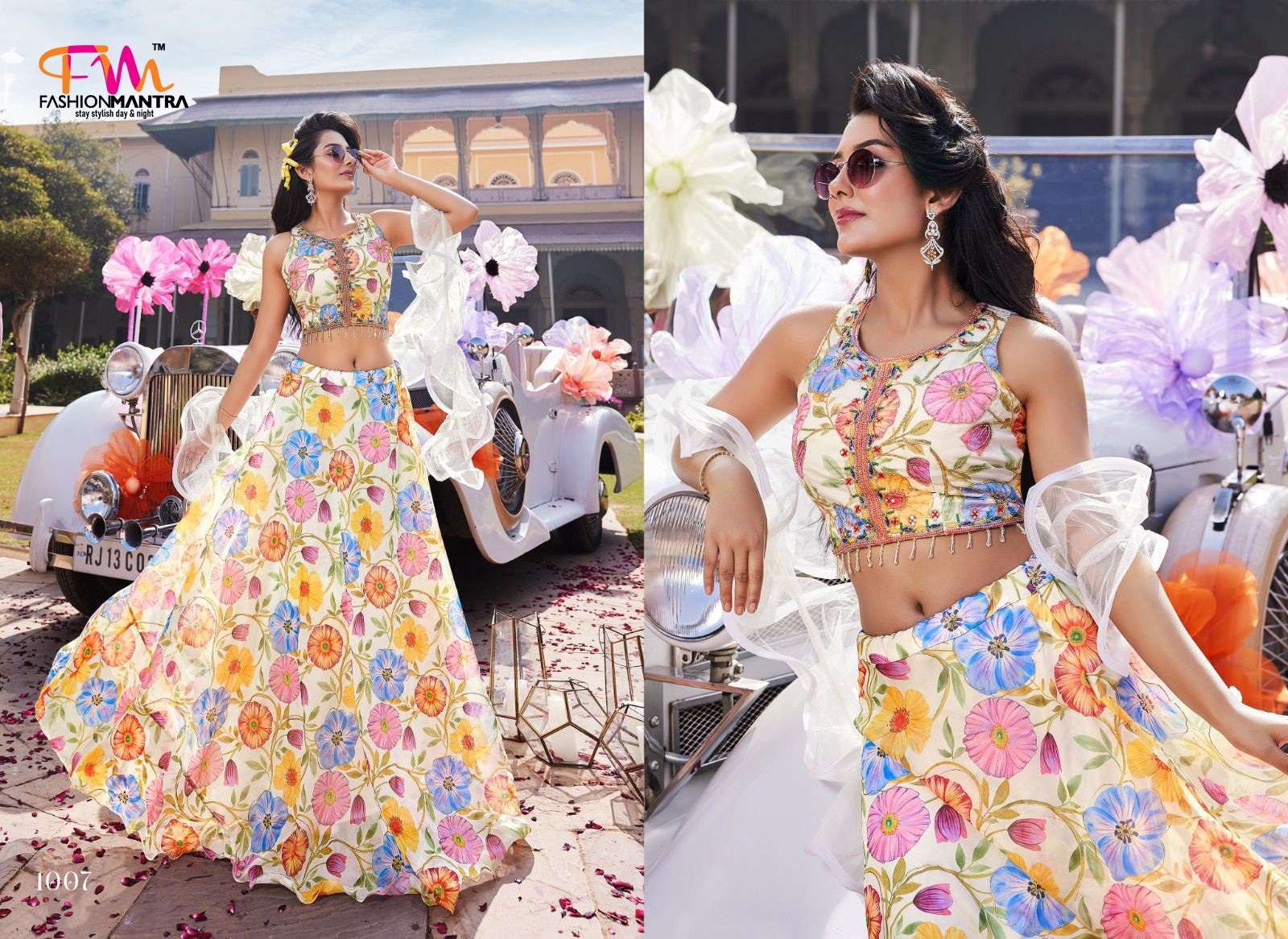 Floral Cold Shoulder Lehenga – Studio East6