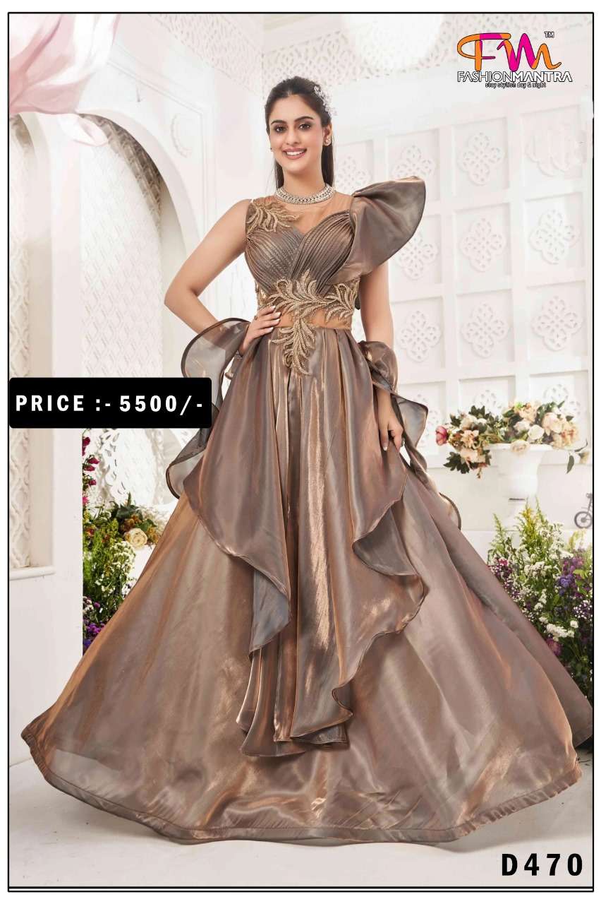 JIMMY CHOO FABRIC BOLLYWOOD STYLE GOWN FROM FASHION MANTRA