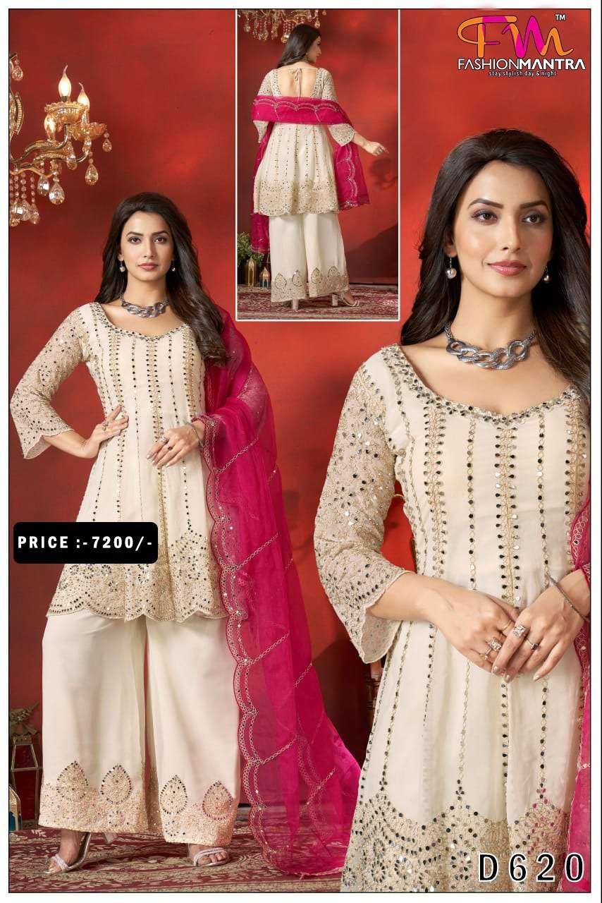 Sharara Gharara New Off-White Dress From Fashion Mantra